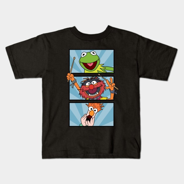 The Muppet Show Kids T-Shirt by valentinahramov